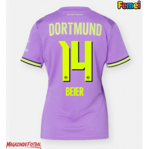 Borussia Dortmund Maximilian Beier #14 Tricou Fotbal Replică 2026-27 Femei Treilea Borussia Dortmund Maximilian Beier #14 Tricou Fotbal Replică 2026-27 Femei Treilea